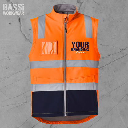 Unisex Hi Vis Softshell Vest