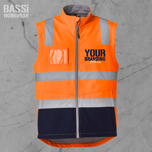 Unisex Hi Vis Softshell Vest