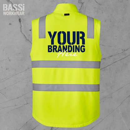 Unisex Hi Vis Softshell Vest