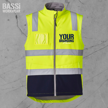 Unisex Hi Vis Softshell Vest