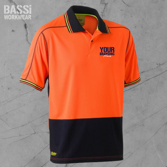 HI VIS POLYESTER MESH POLO