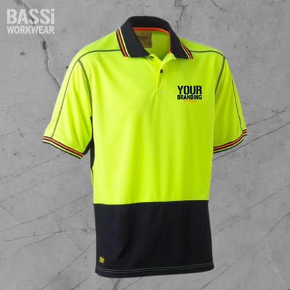 HI VIS POLYESTER MESH POLO