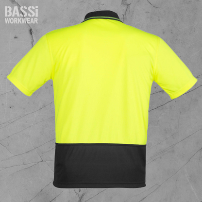 Unisex Hi Vis Basic Short Sleeve Polo