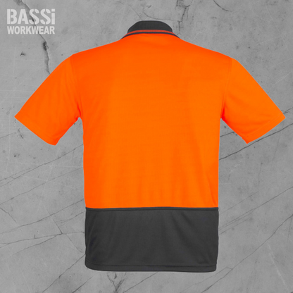 Unisex Hi Vis Basic Short Sleeve Polo