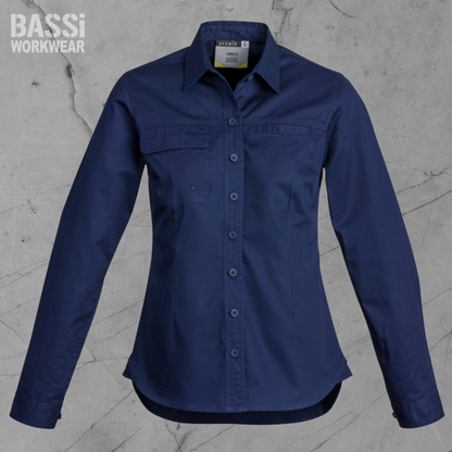 Womens Lightweight Tradie Long Sleeve Shirt