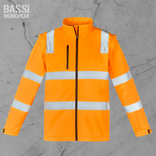 Hi Vis Vic Rail 2 In 1 Softshell Jacket