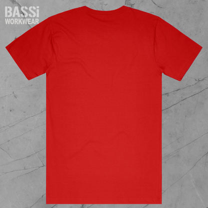 red tee shirt