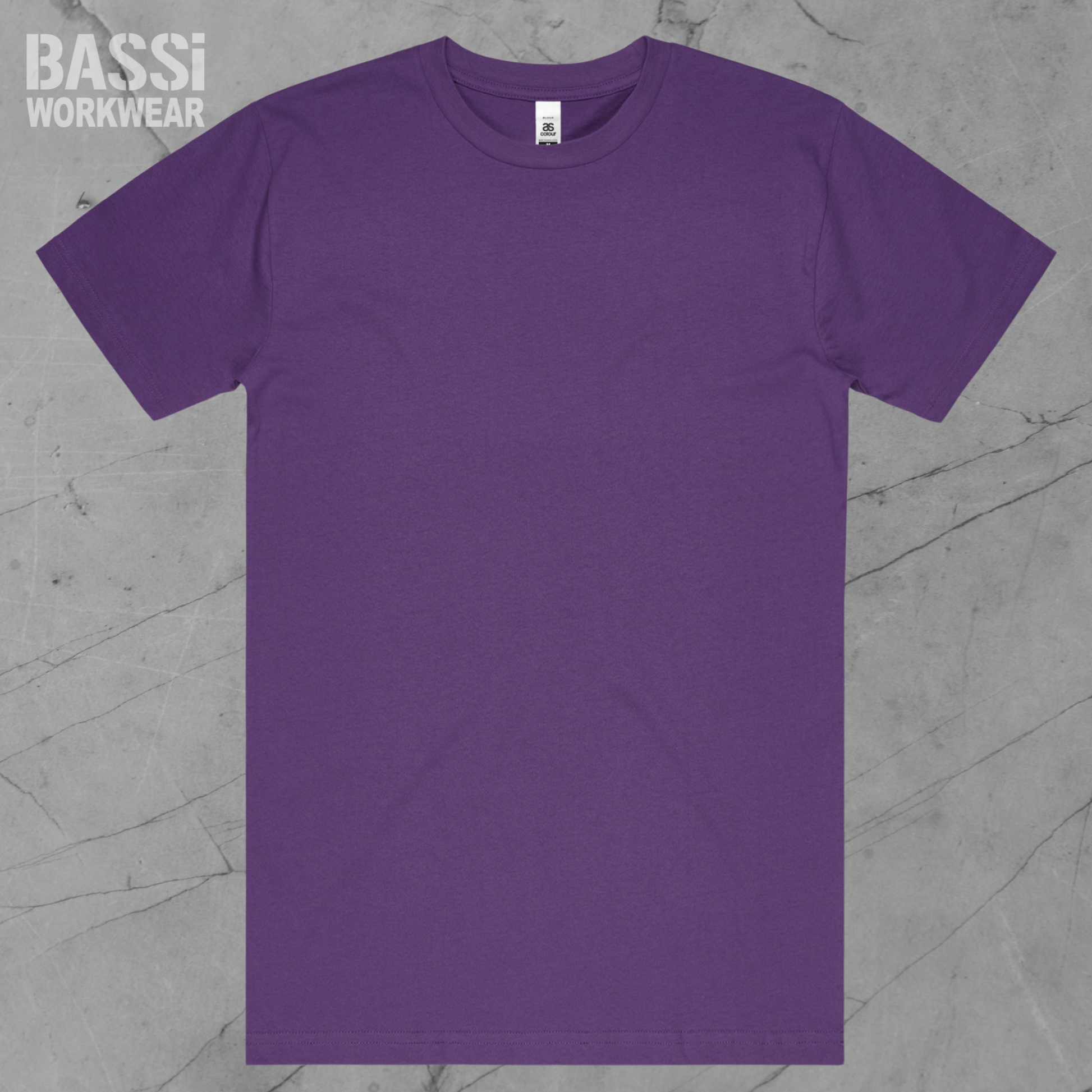 purple tee shirt