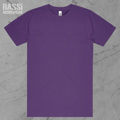 purple tee shirt