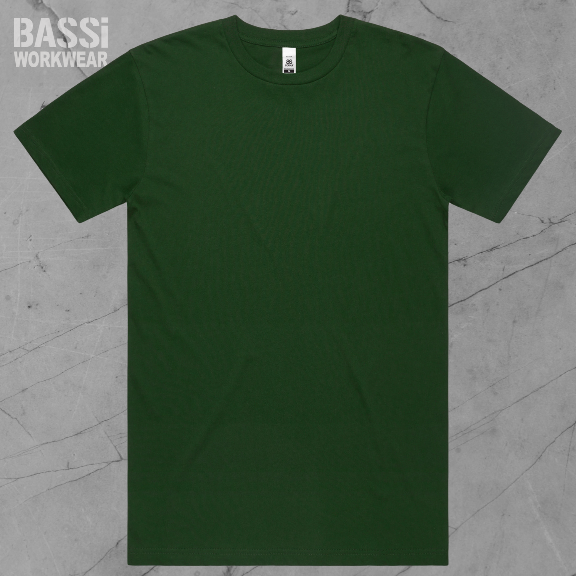 green tee shirt