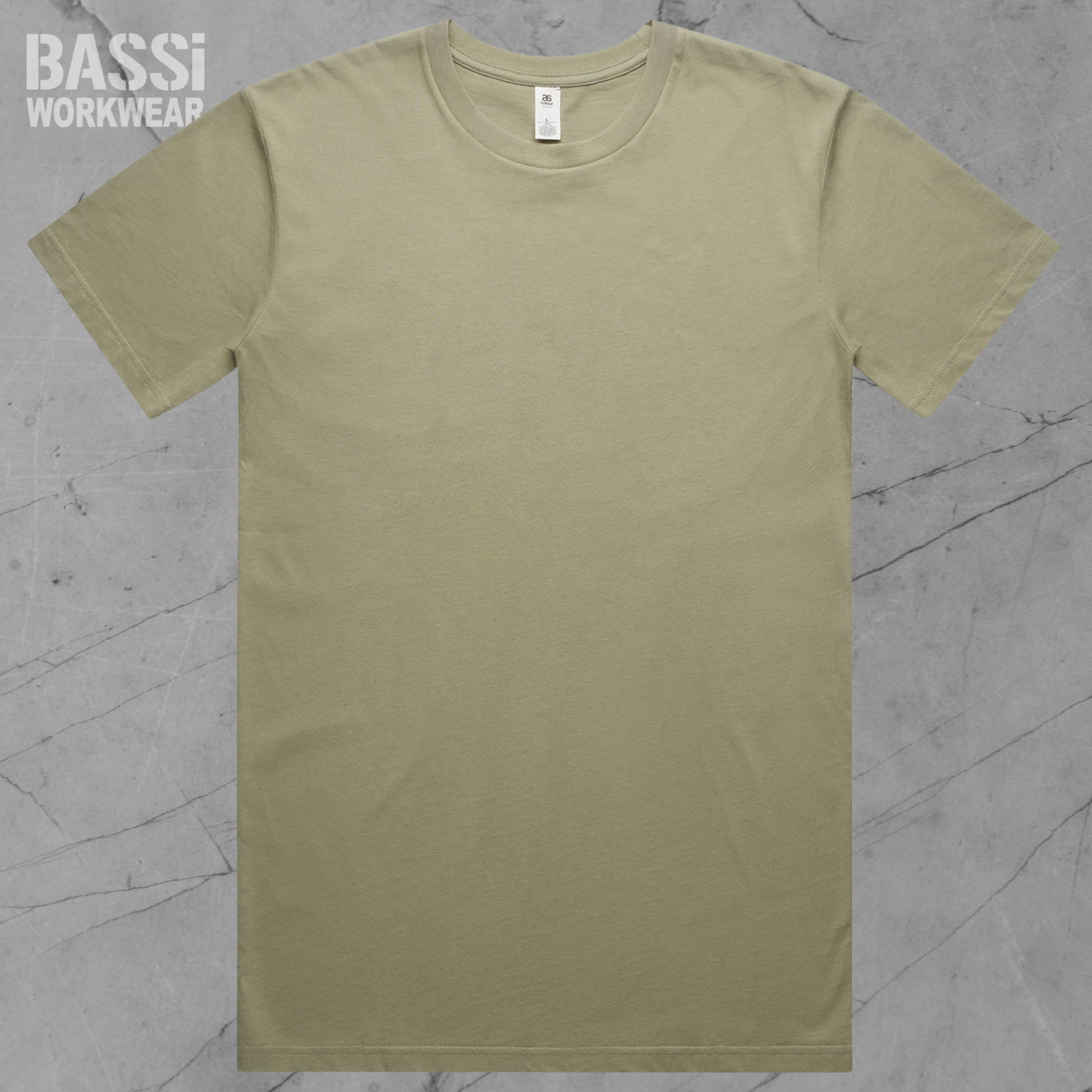 light green tee shirt