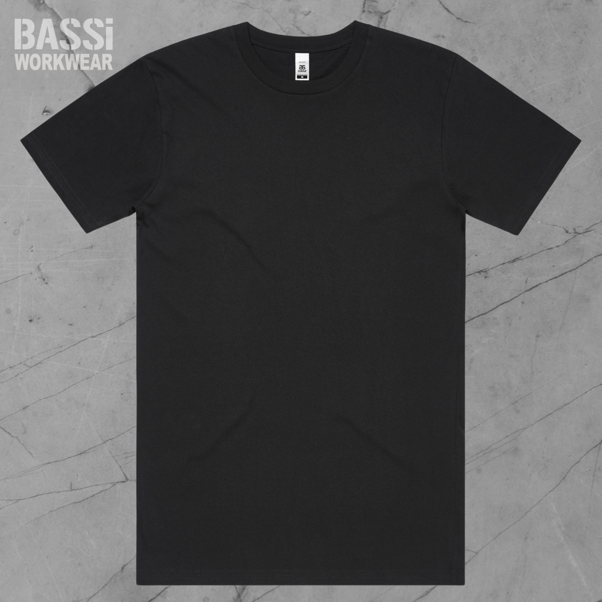 black tee shirt